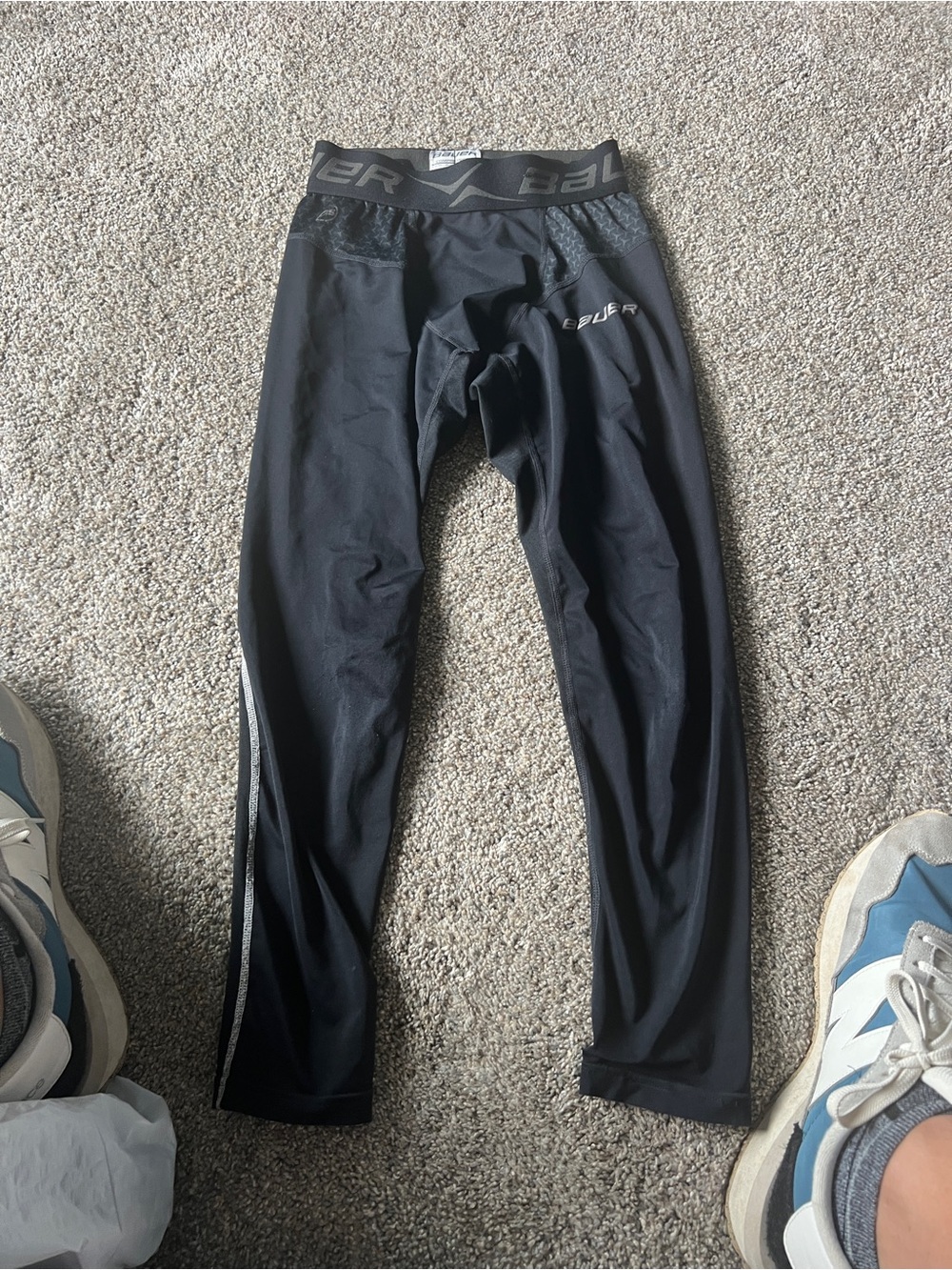 Bauer Ice Hockey Compression Pants Youth Medium